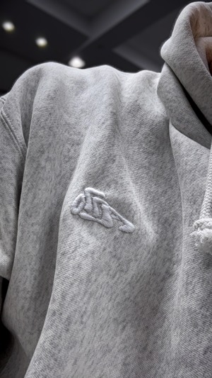 Kicks Logo Hoodie - ash