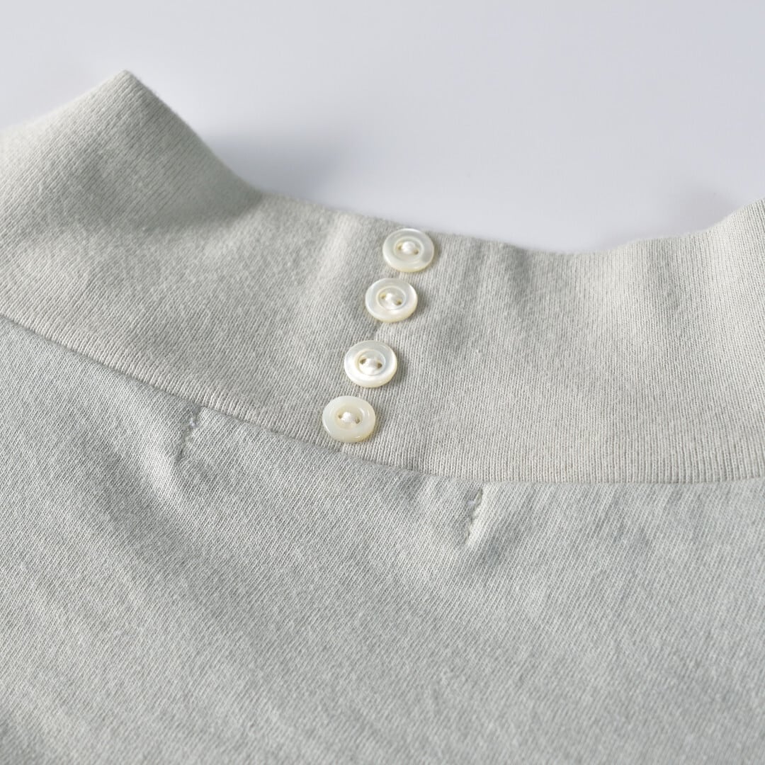 Fabrique en planete terre ファブリケアンプラネテール コンビネーションモックネック・アイスグリーン【送料無料】