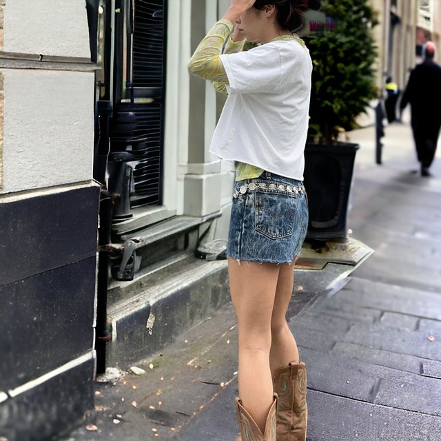 【LADIES】sheer long sleeve tops