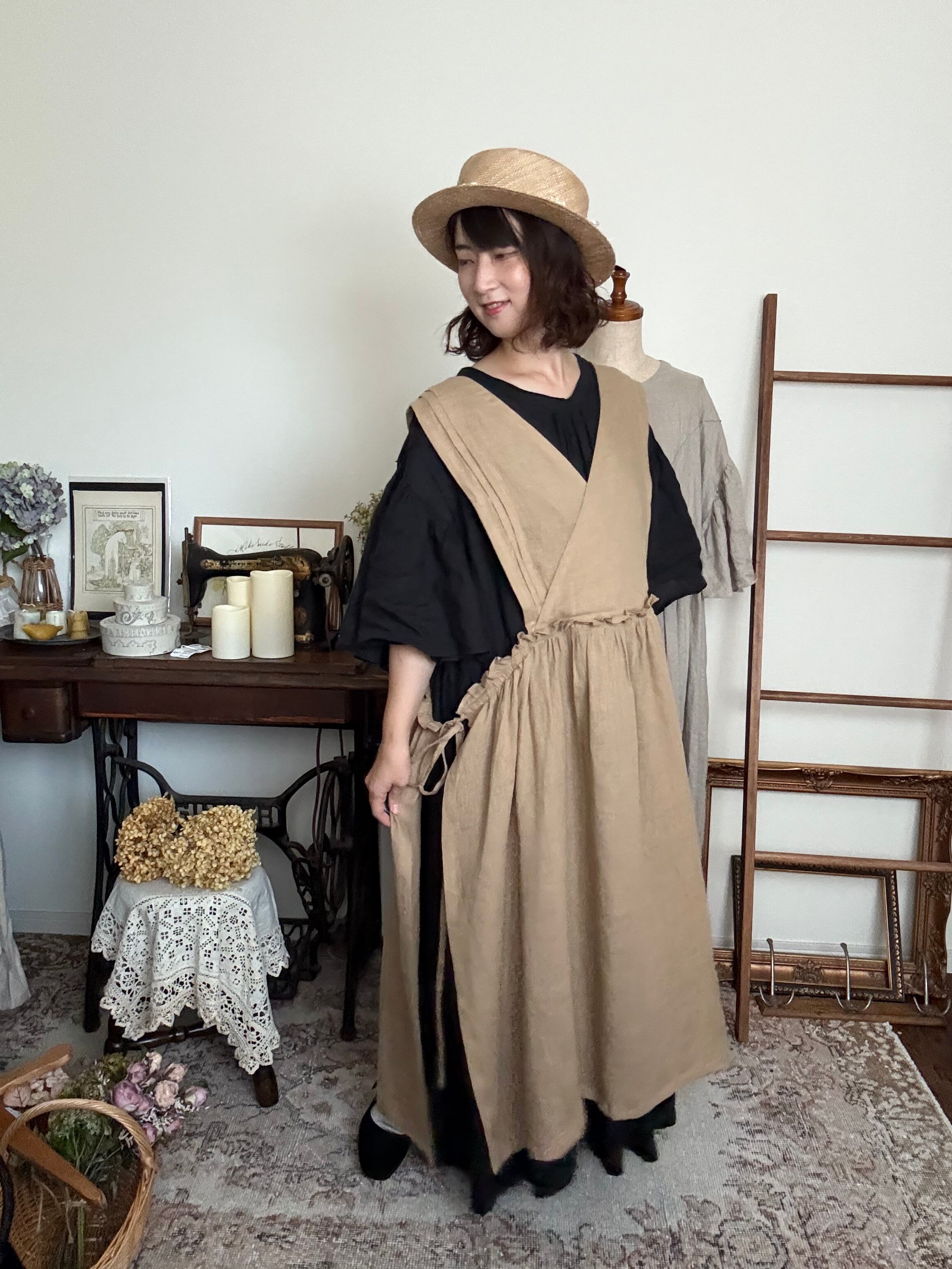 Colorer 〜クロレ〜】 フランスアンティーク＆フレンチリネンエプロン