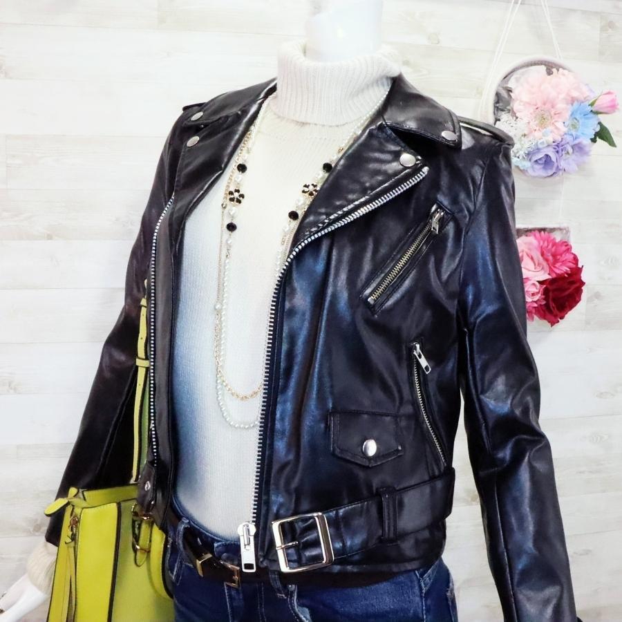 希少 Alexandros×リチウムファム ダブルライダースジャケット S 黒