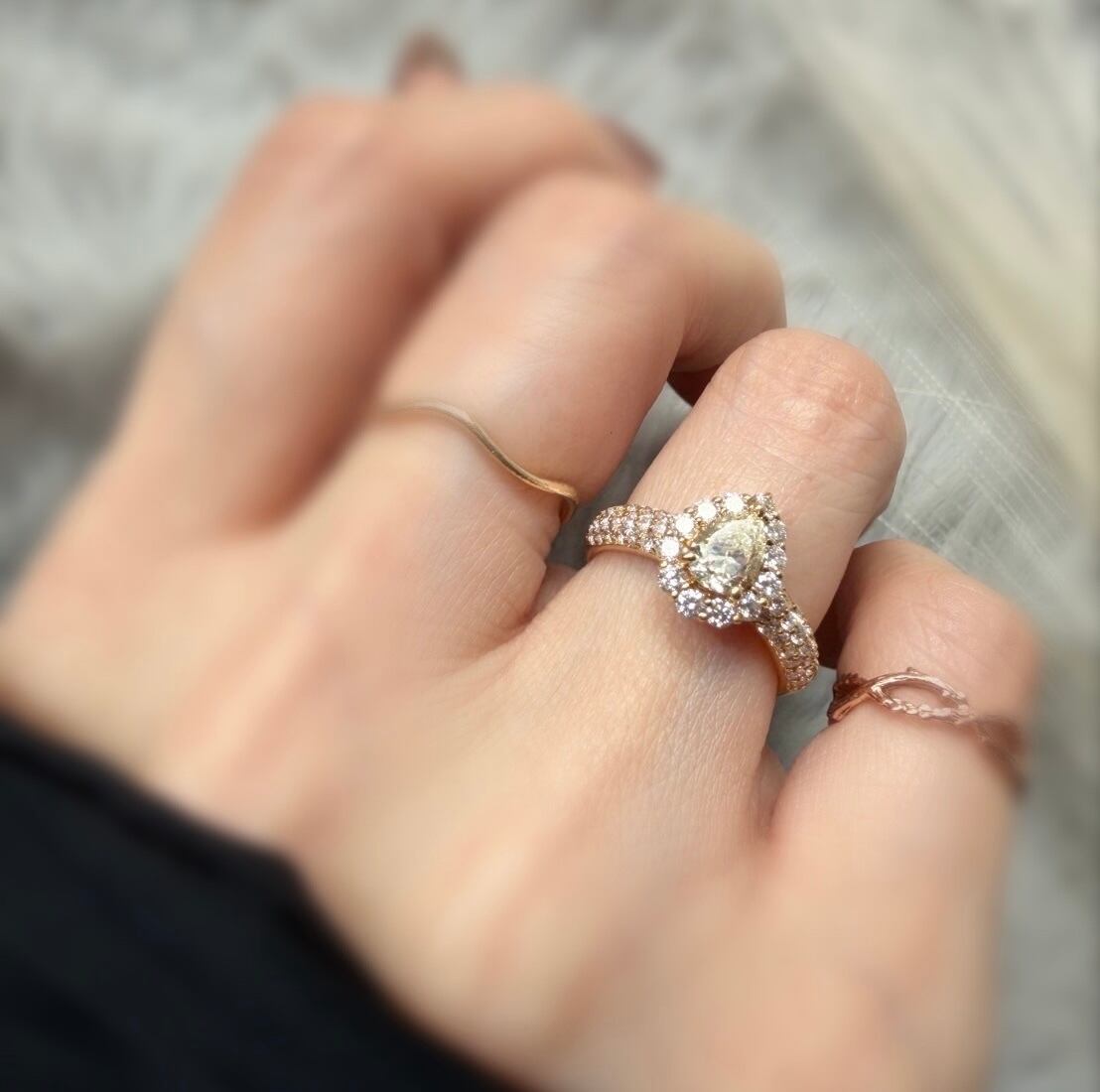 豪華1.51ct✦ポンテヴェキオ◇K18YG*12号*ダイヤモンドリング* | Me,MiNE