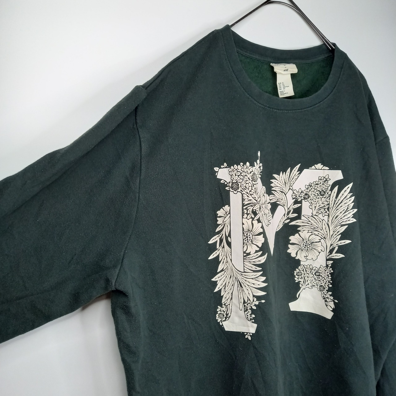 H&M　 MORRIS&Co　コラボ　クルーネック　スウェット　トレーナー　XL