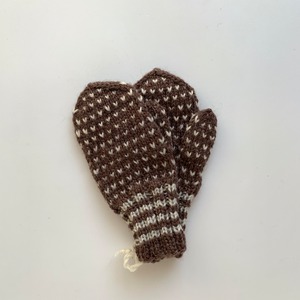 Hand Knitted Mitten B