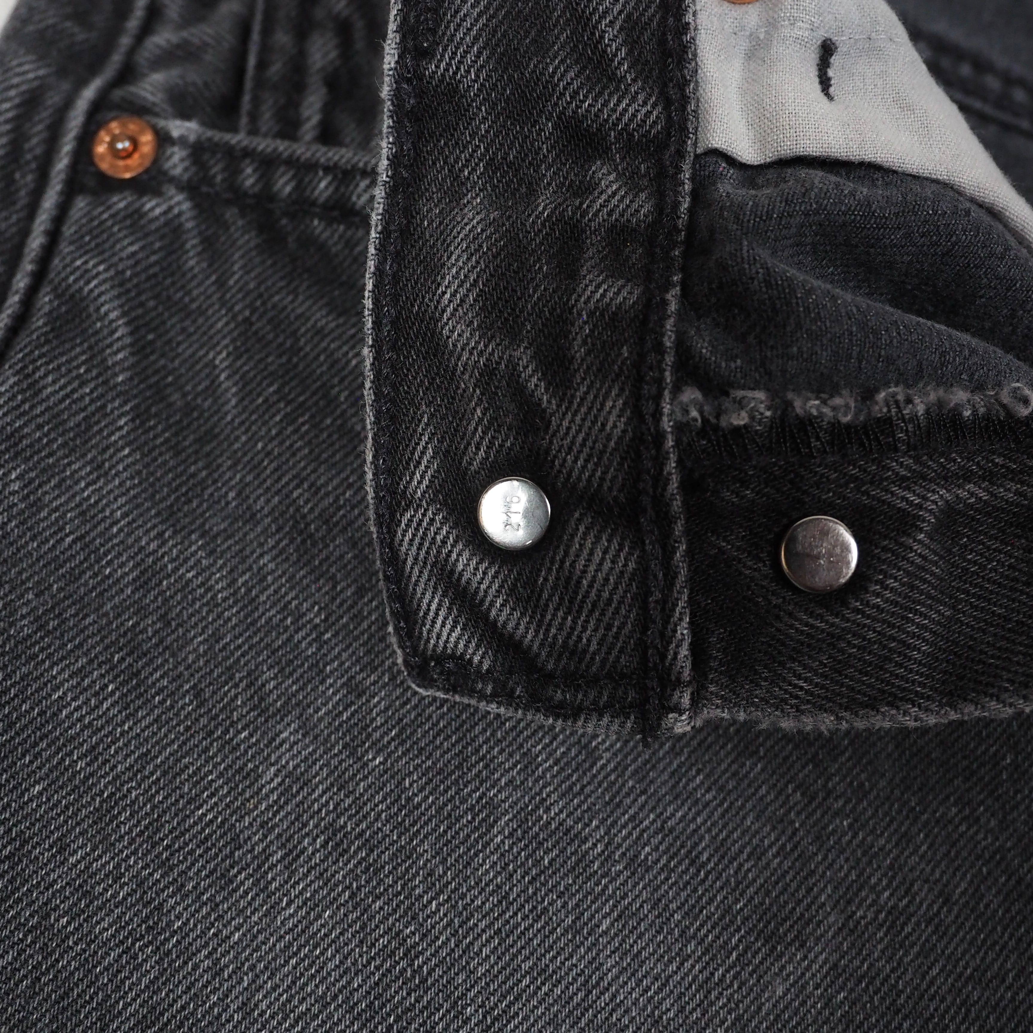 90's Levi's 501-0659 Black denim pants w31 CANADA製 リーバイス