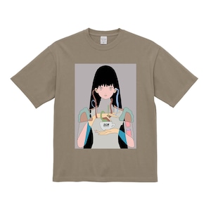 "Liv"T-shirt YUNICO UCHIYAMA×BGM Coffee&Vibes