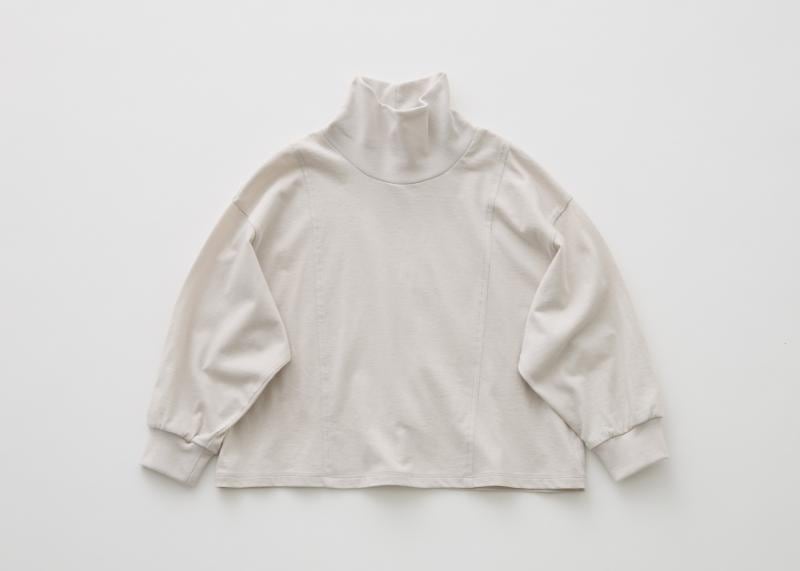 【 eLfin Folk 26AW 】 High Neck Tops / ivory