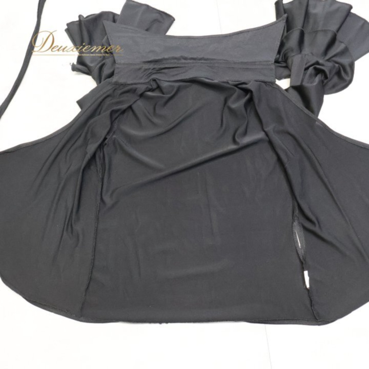 フラメンコ 衣装 ブラウス トップス ブラック系 黒 無地 伸縮 ストレッチ リボン フリル レッスン 練習着 ダンス パーティ 発表会 襟 シンプル 薄手 軽い 伸びる フラメンコレッスン用 ダンスレッスン用 ステージ衣装 練習服 レディース 女性用