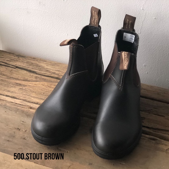 ◉BLUNDSTONE サイドゴアブーツ500 Stout Brown(茶色)