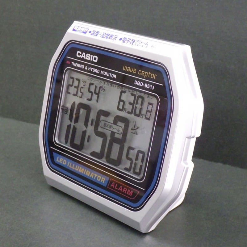 カシオ クロック DQD-851J-8JF 目覚まし時計 デジタル 電波時計 | 栗田