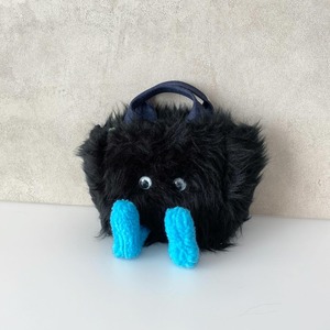 MONSTERミニトート / ﾌﾞﾗｯｸ×ﾐｽﾞｲﾛ【MOMA MONSTER】