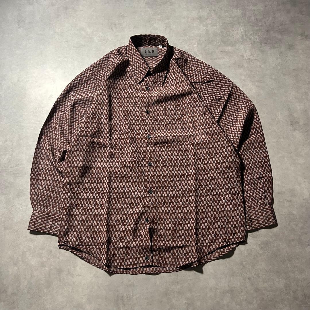 S.M.B. Vintage Dot Pattern Check Shirt