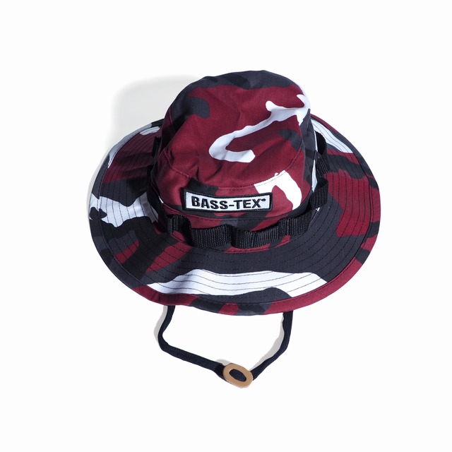 bassandme Reflective Patch Boonie Hat "BASS-TEX" TYPE-HAT-RED-CAMO