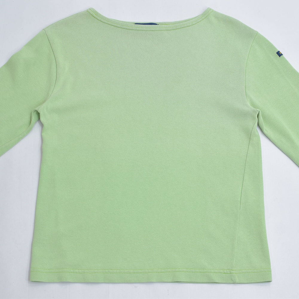 【タグ付・新品】Le minor ワイドカットソー VERT ルミノア グリーン フランス製 Le minor ルミノア バスクシャツ 無地 長袖 カットソー