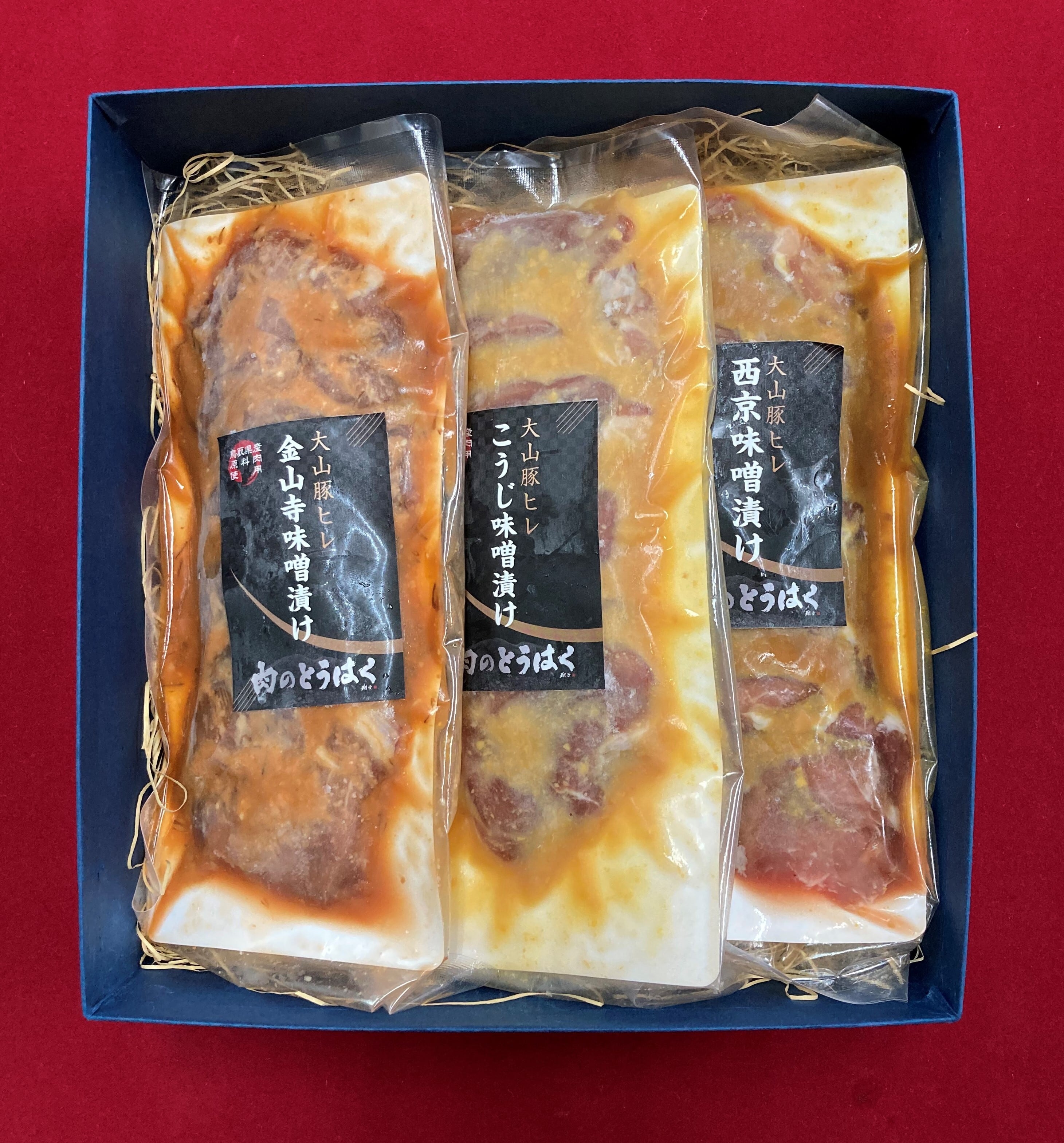 【OOTK-02】選べる純米酒×大山豚ヒレ味噌漬けセット