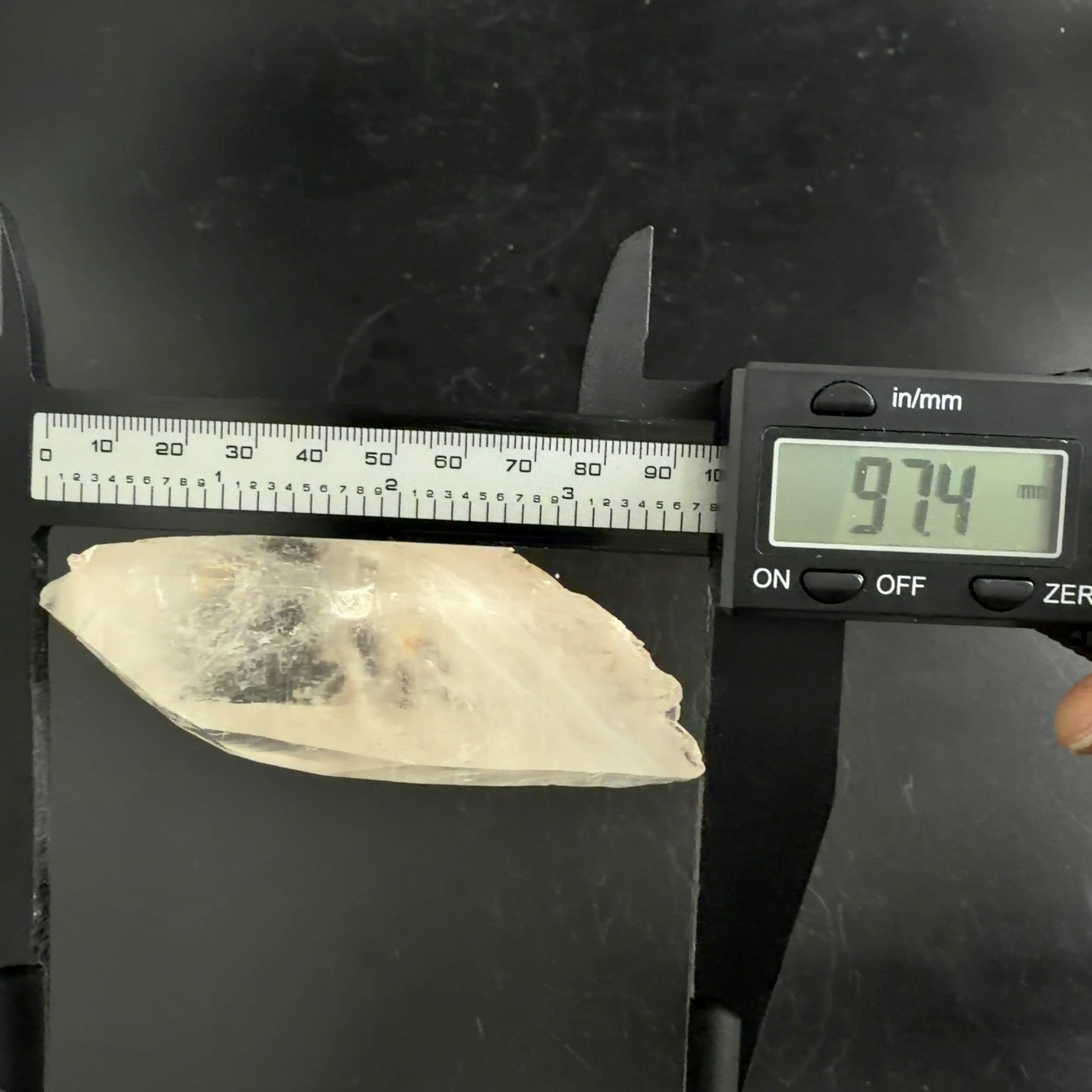 E33050】セルフヒールド 両錐 水晶 クォーツ ヒマラヤ水晶 ヒマラヤ産