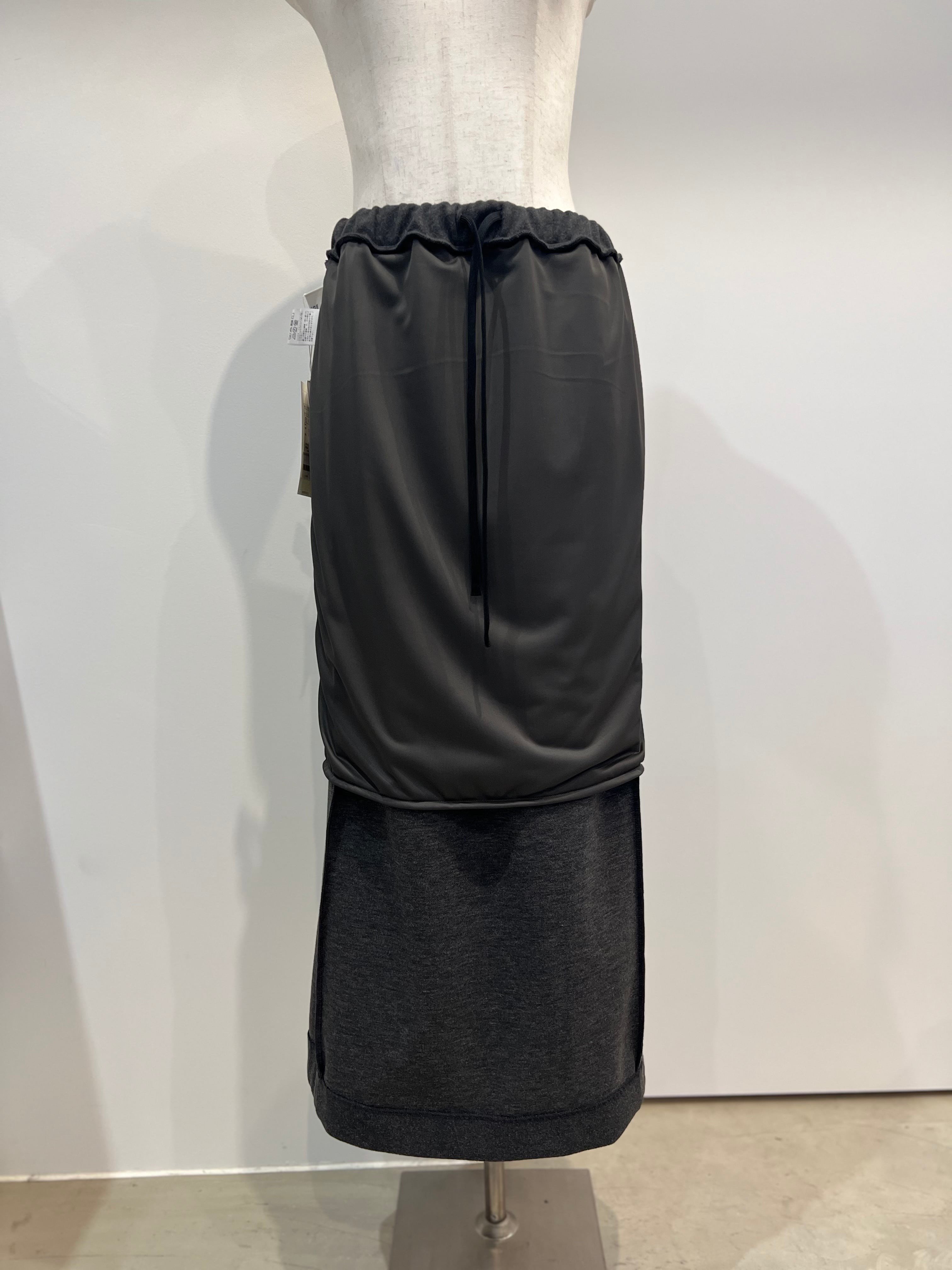 【LEMELANGE】セットアップ可 ストレッチジャージスカート 8551301