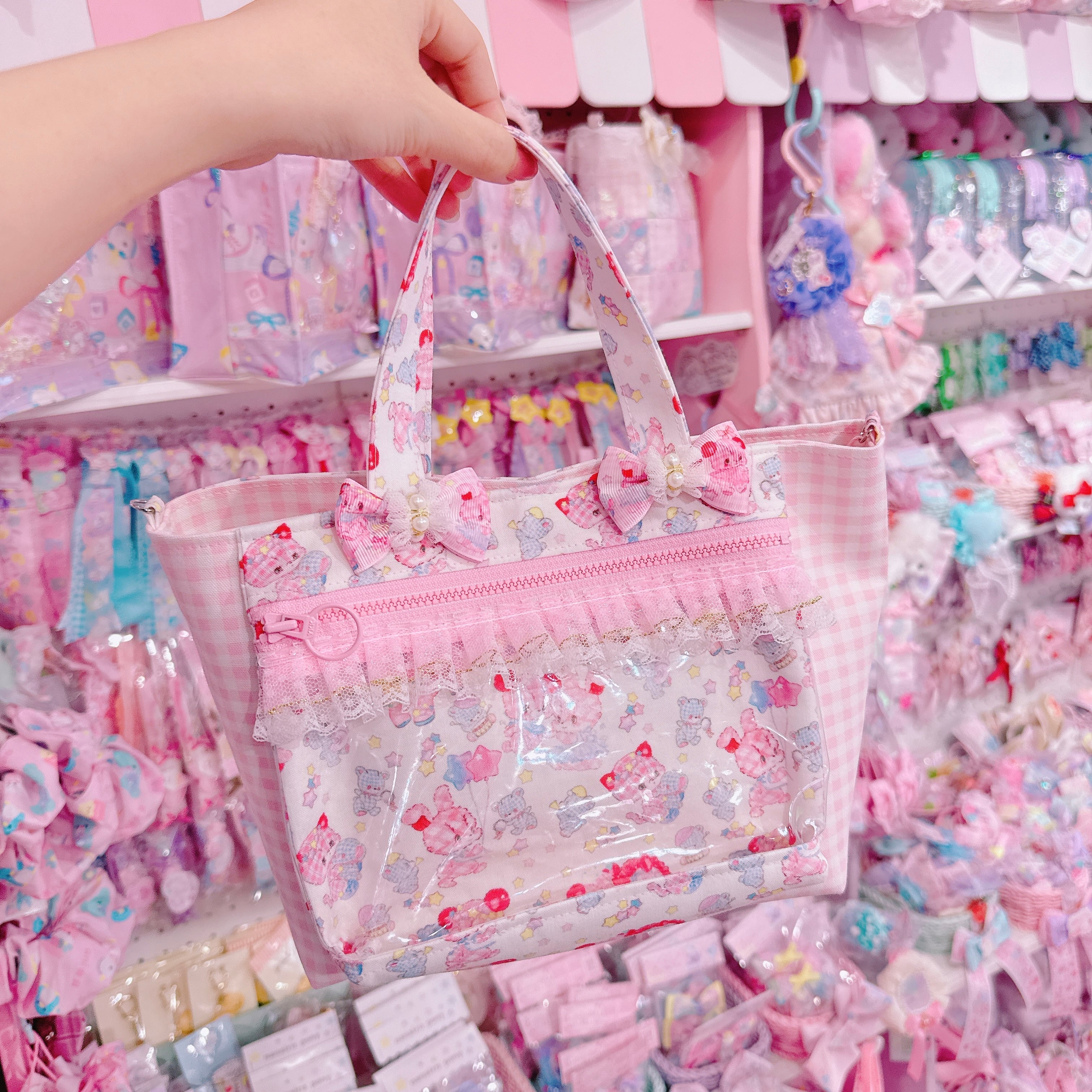 【R51】72-1ポーチ付き2wayトートバッグ（ショルダーひも別売）