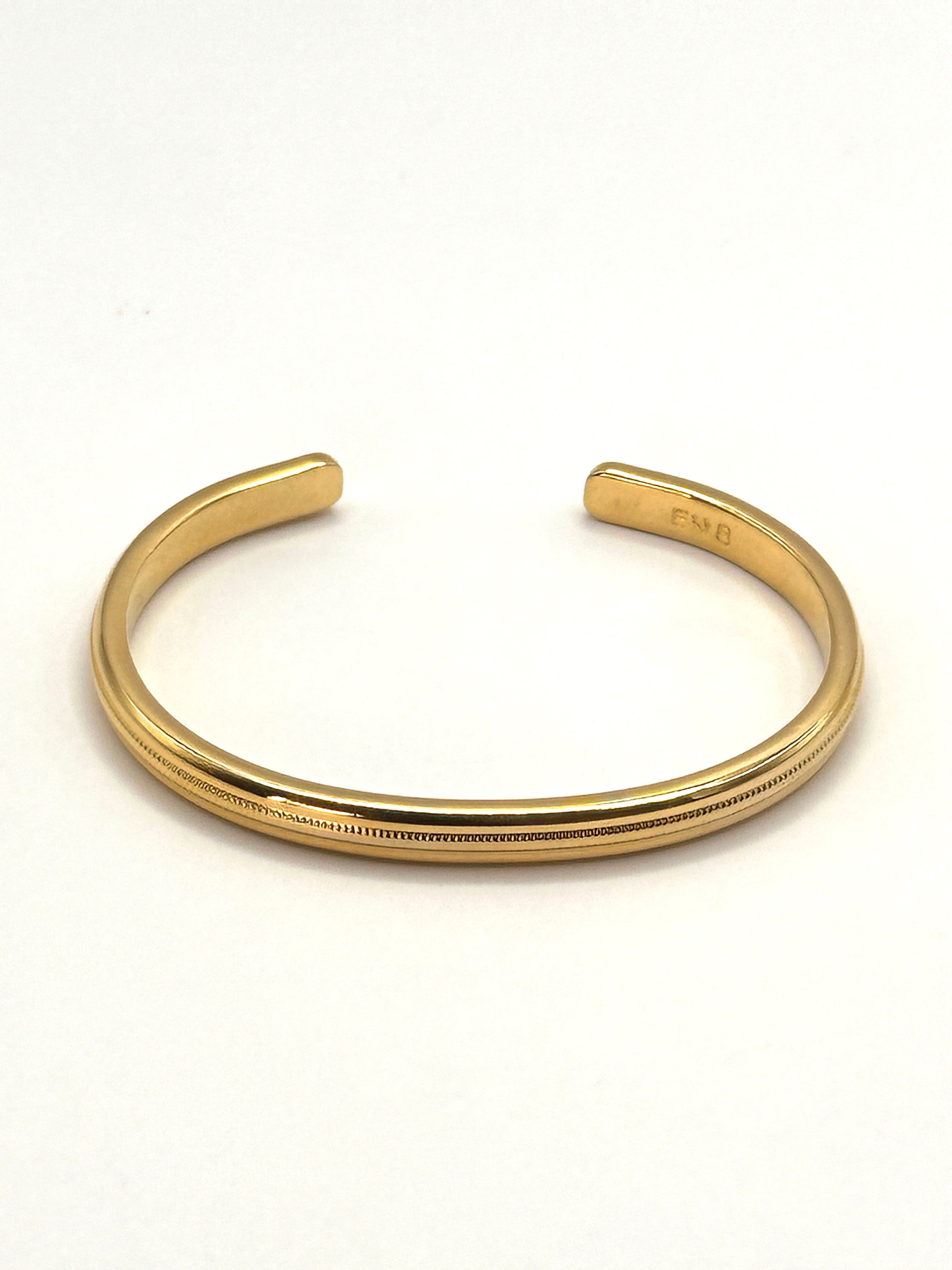 Ericka Nicolas Begay Siver Bangle(Rope) | OLD HANNNA