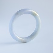 【内径 約56mm】ラベンダーカラーが美しいバングル lavender/princess A貨翡翠 jd_bg1077