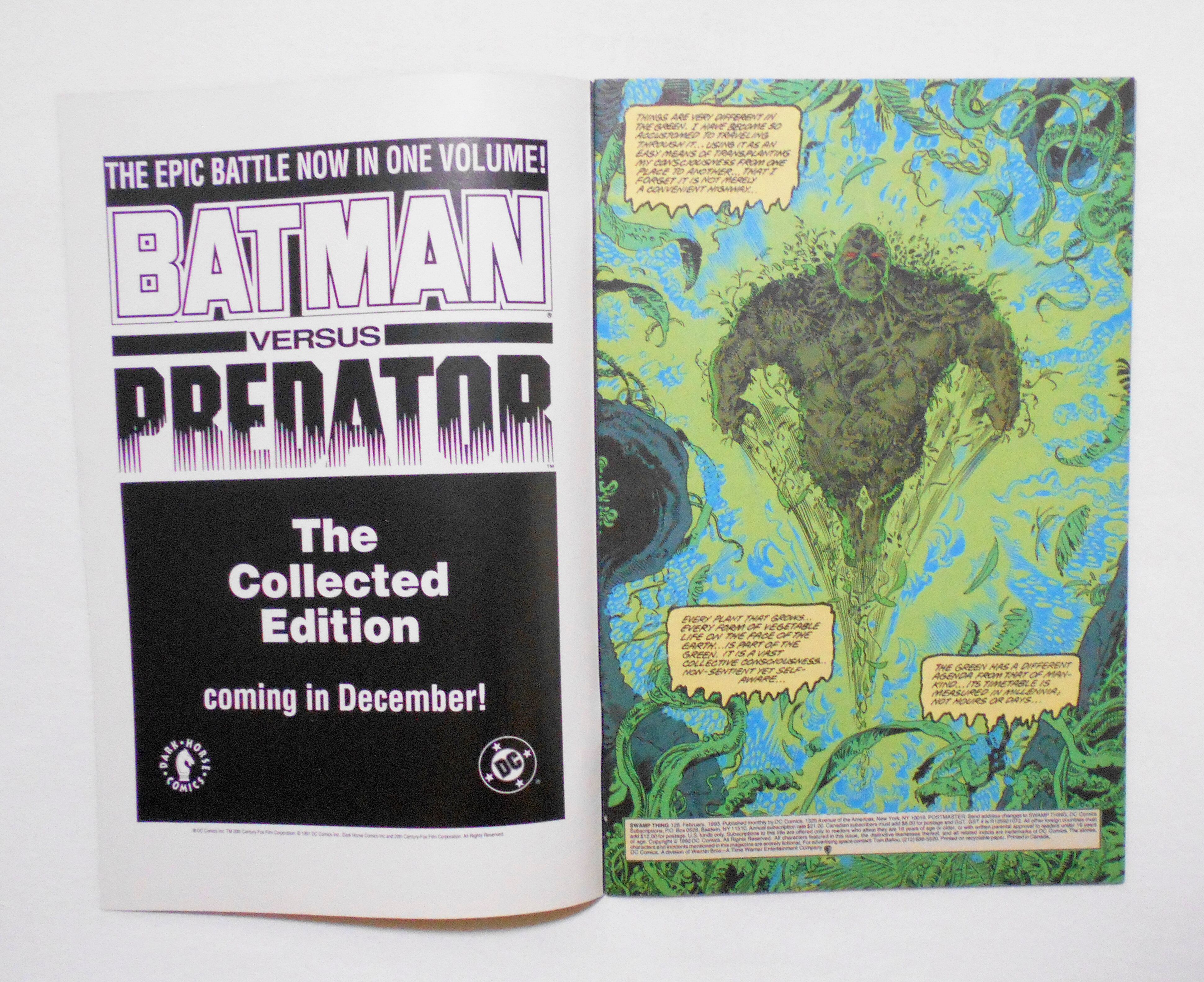 スワンプシング SWAMP THING】 #128 DC COMICS ＜1993年