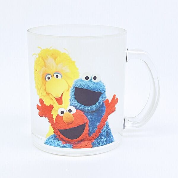 セサミストリート フレンズ ガラスマグカップ コップ 日本製