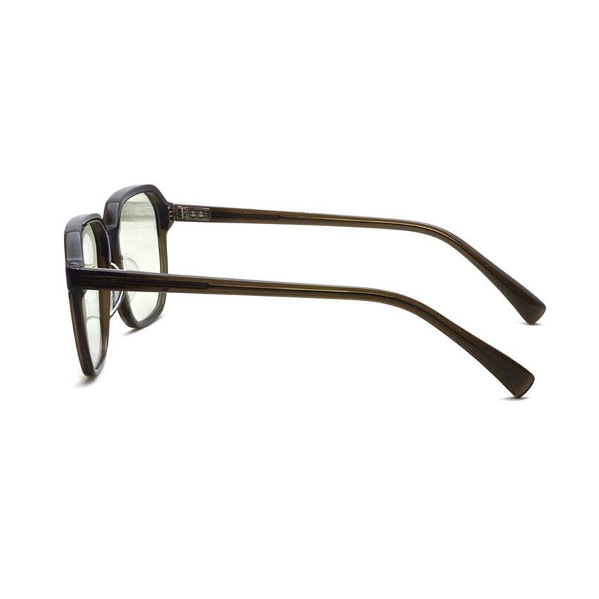 Lunetta BADA / No.555 / 0040 ESPRESSO - LIGHT GREEN lenses