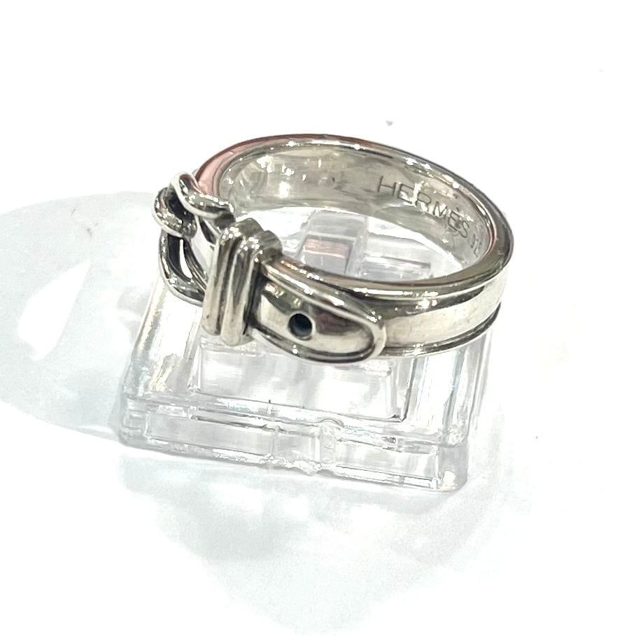 HERMÈS】【11号】エルメス名品。サンチュール リング SV925 ベルト