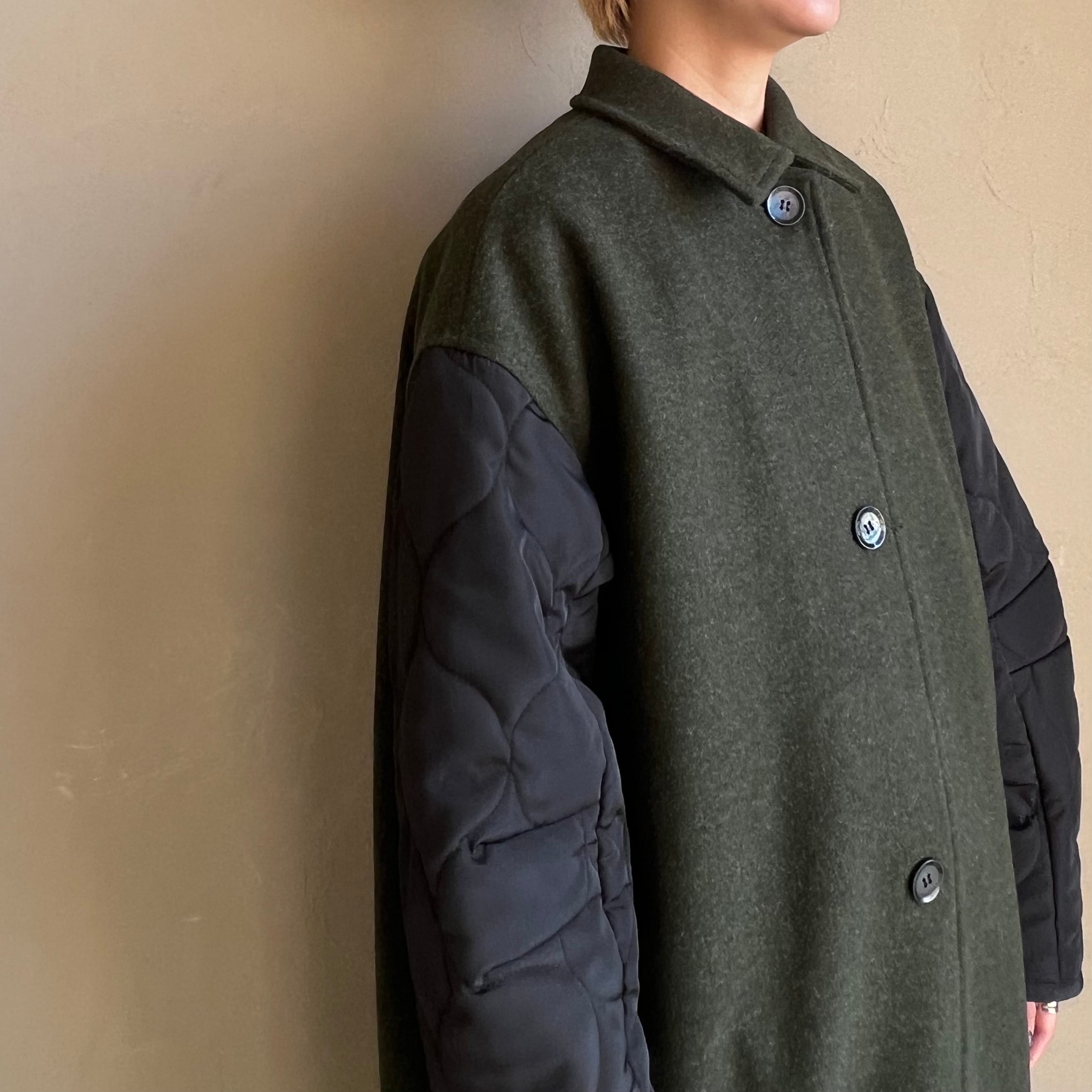 NOMINE 】袖キルティングステンカラーコート | valance 福井
