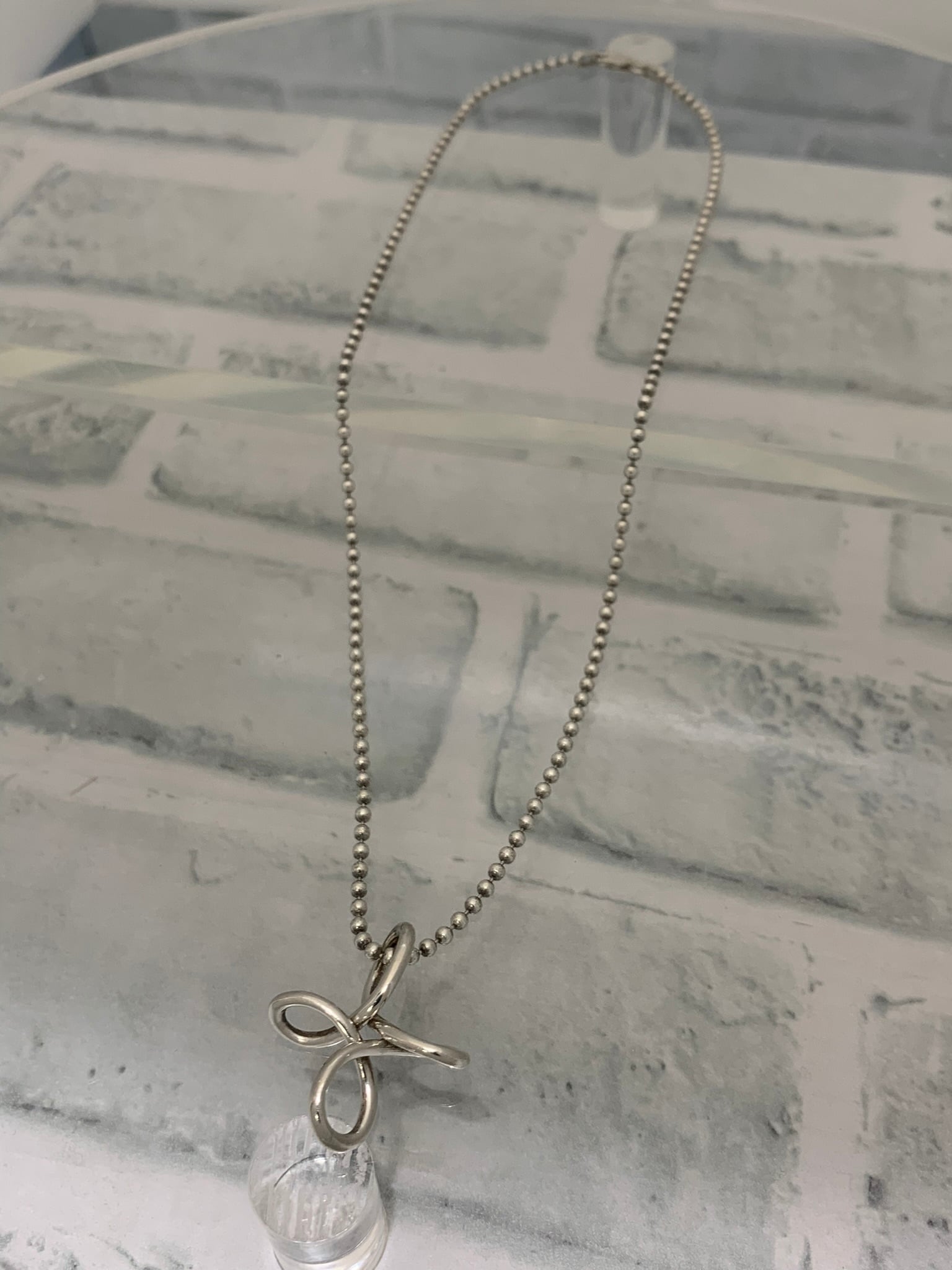 ヴィンテージティファニー TIFFANY オープンクロス ネックレス