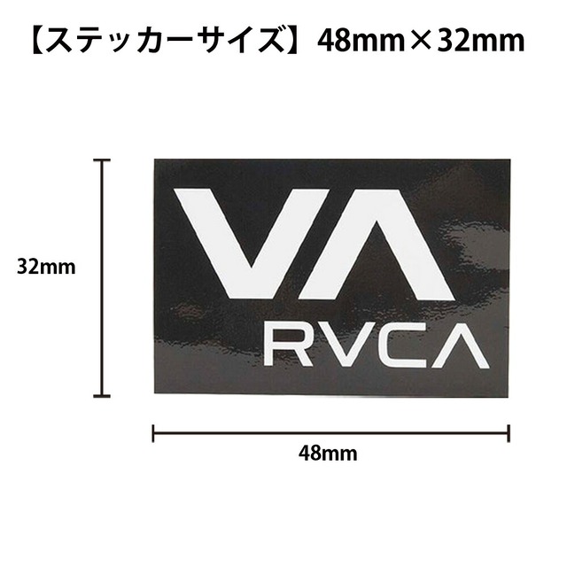 ルーカ ルカ rvca ステッカー VA RVCA W48 STICKER R24S006