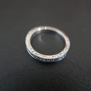 Antidote BUYERS CLUB Engraved Pave Ring