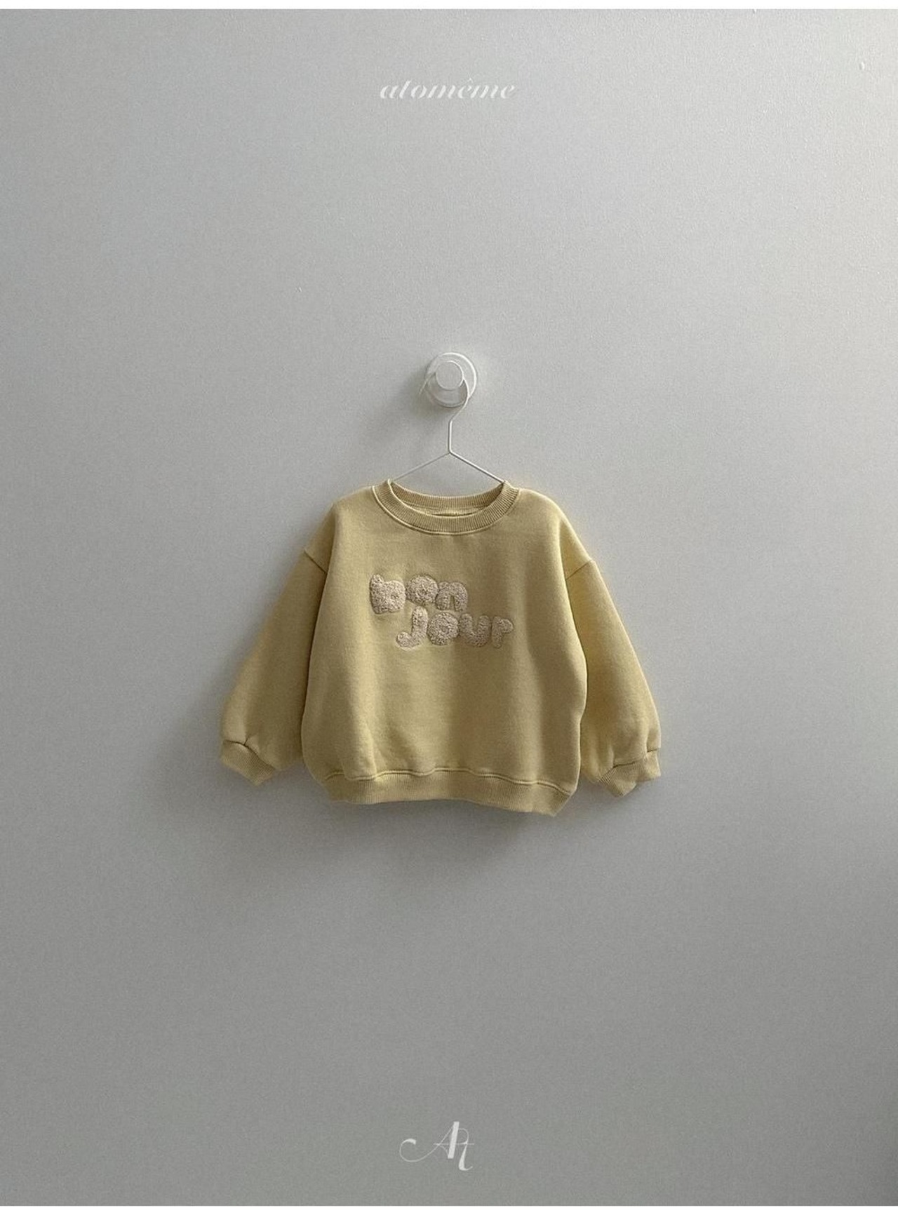 〖取寄〗韓国子供服 / 26winter / atomeme / ボンジュールトレーナー / キッズ *S~XL*