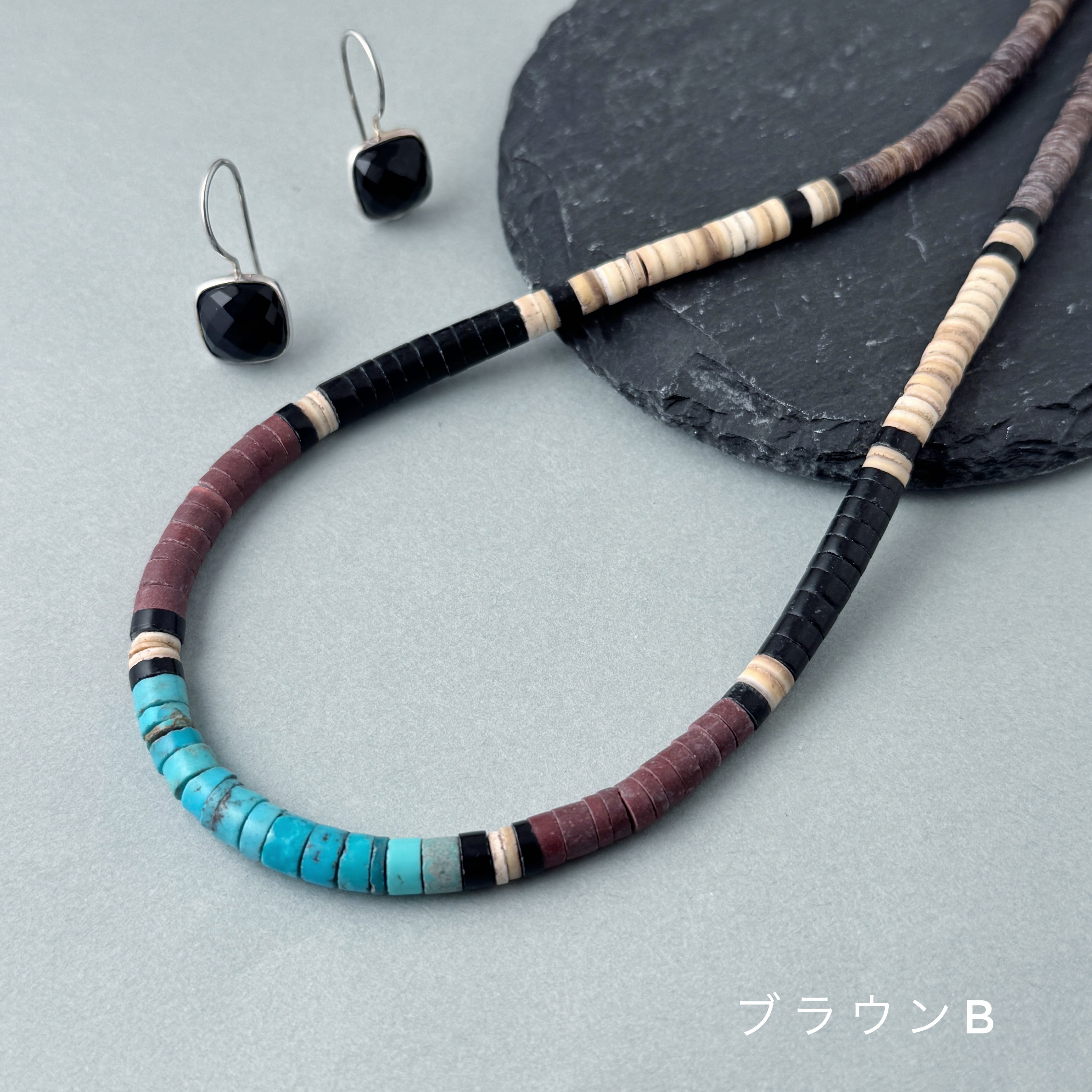 ブラック ストーン スクエア フックピアス | 【公式通販】鎌倉の
