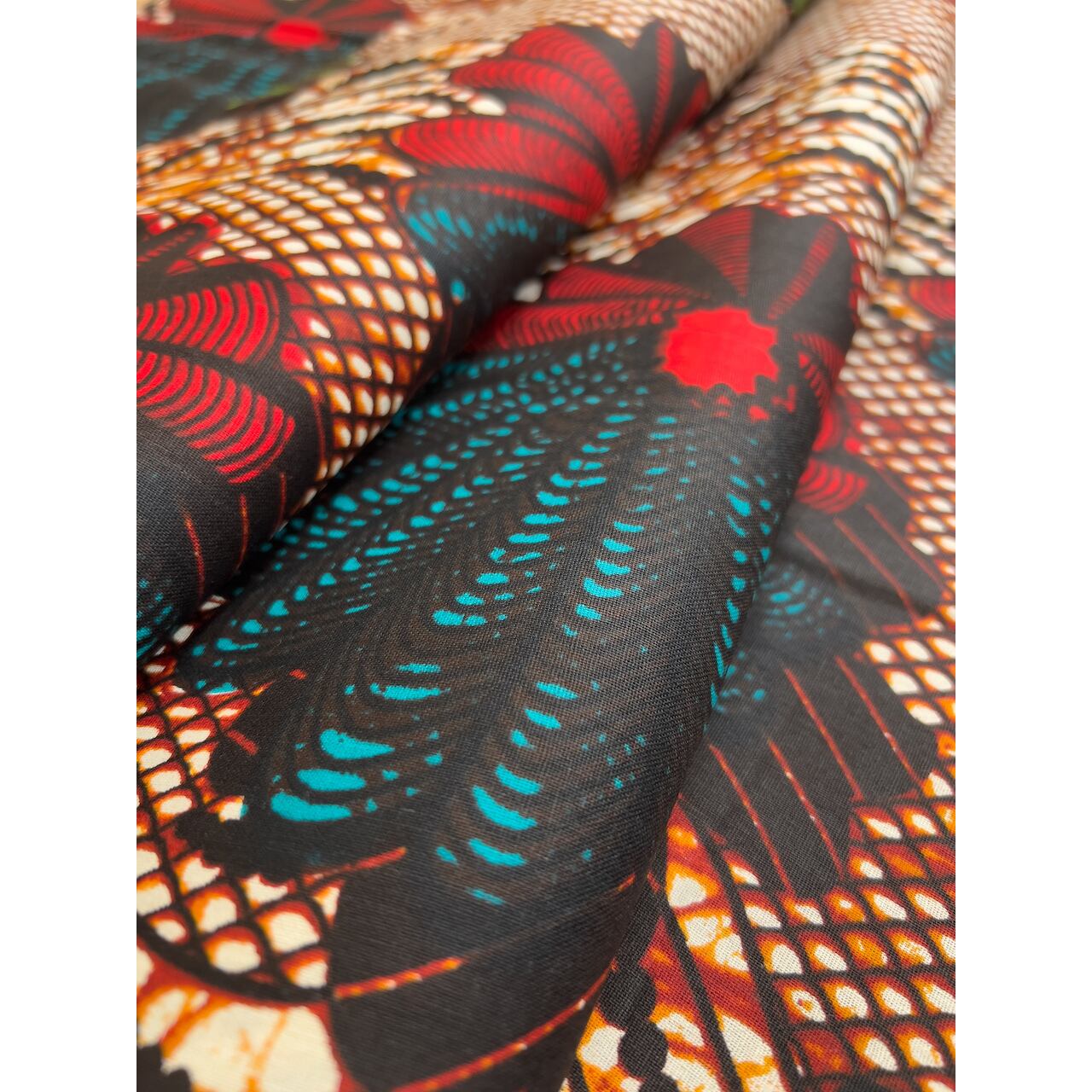 アフリカプリント布 23-17 在庫2