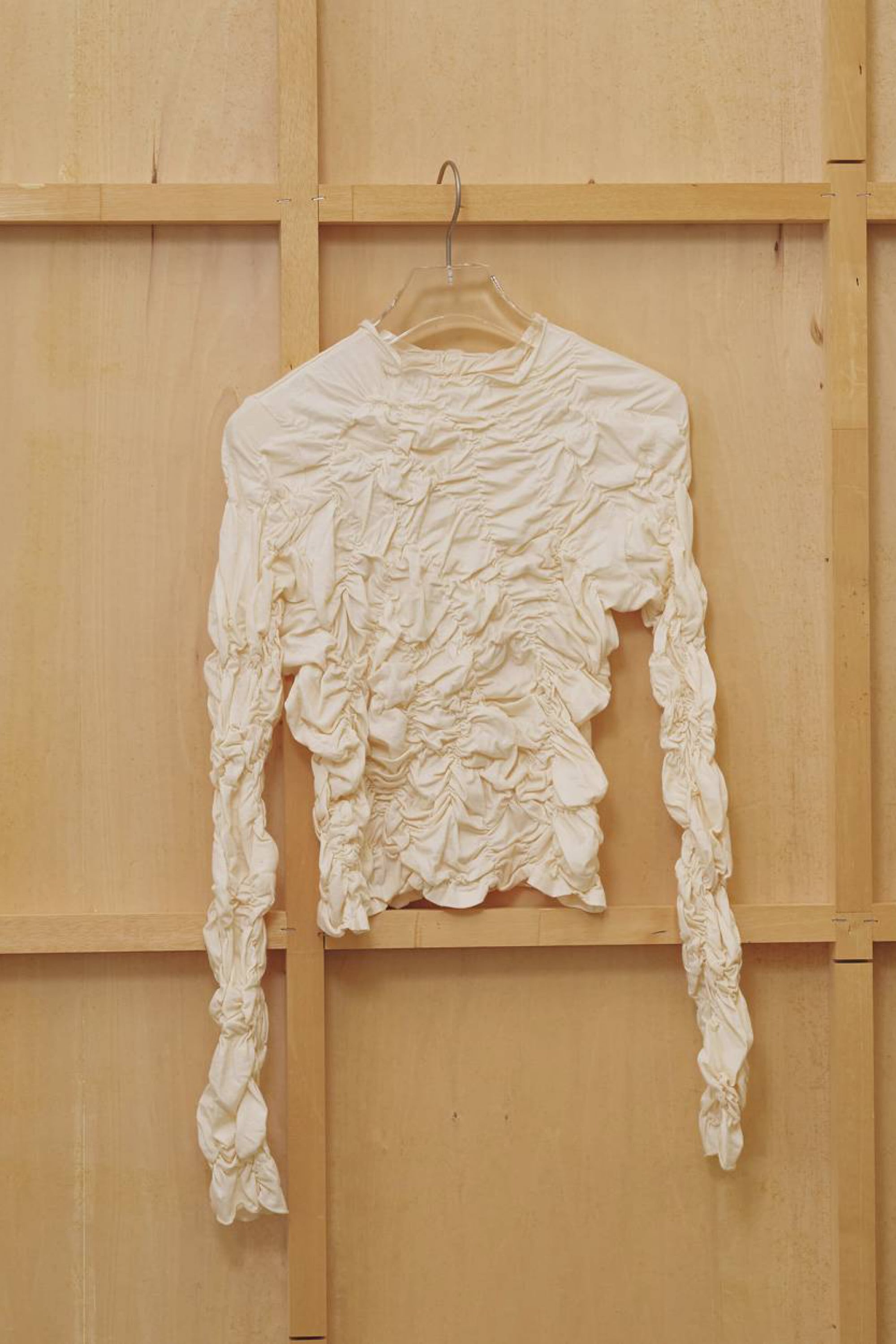 TODAYFUL Shirring Long T-shirts シャーリングロングTシャツ Ivory