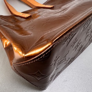LOUIS VUITTON ヴィトン ヴェルニ リードPM ハンドバッグ ブラウン A-12772