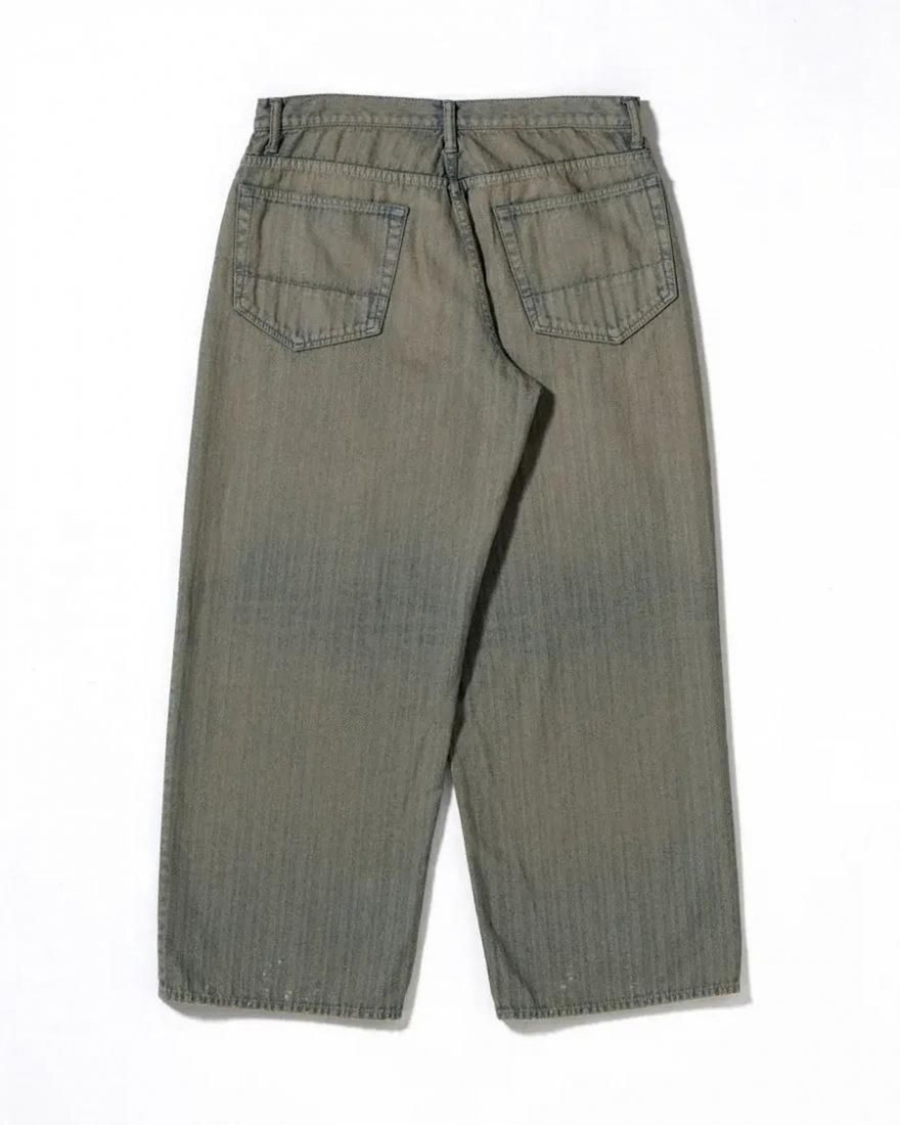 【ANACHRONORM】HERRINGBONE DENIM WIDE 5P PANTS