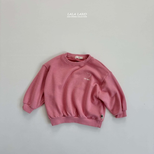予約⌇LaLa land / Sweet heart sweatshirt
