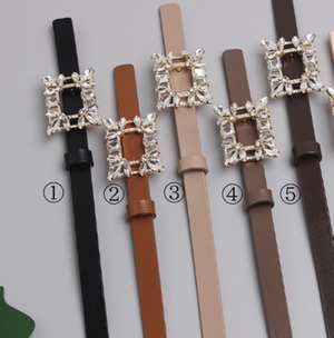 ビジューレザーベルト　　2305