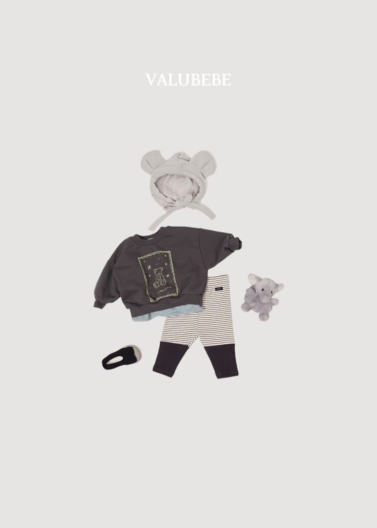 韓国子供服 / 26Autumn / 〖取寄〗valubebe / ウエハース 配色レギンス / ベビー服 / キッズ服 *6M~S*
