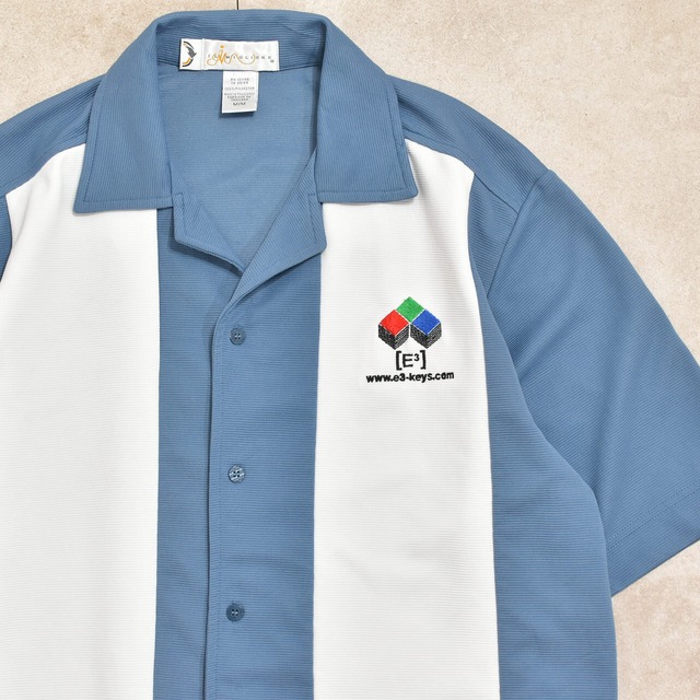 90s IL MIGLIORE line design poly shirt