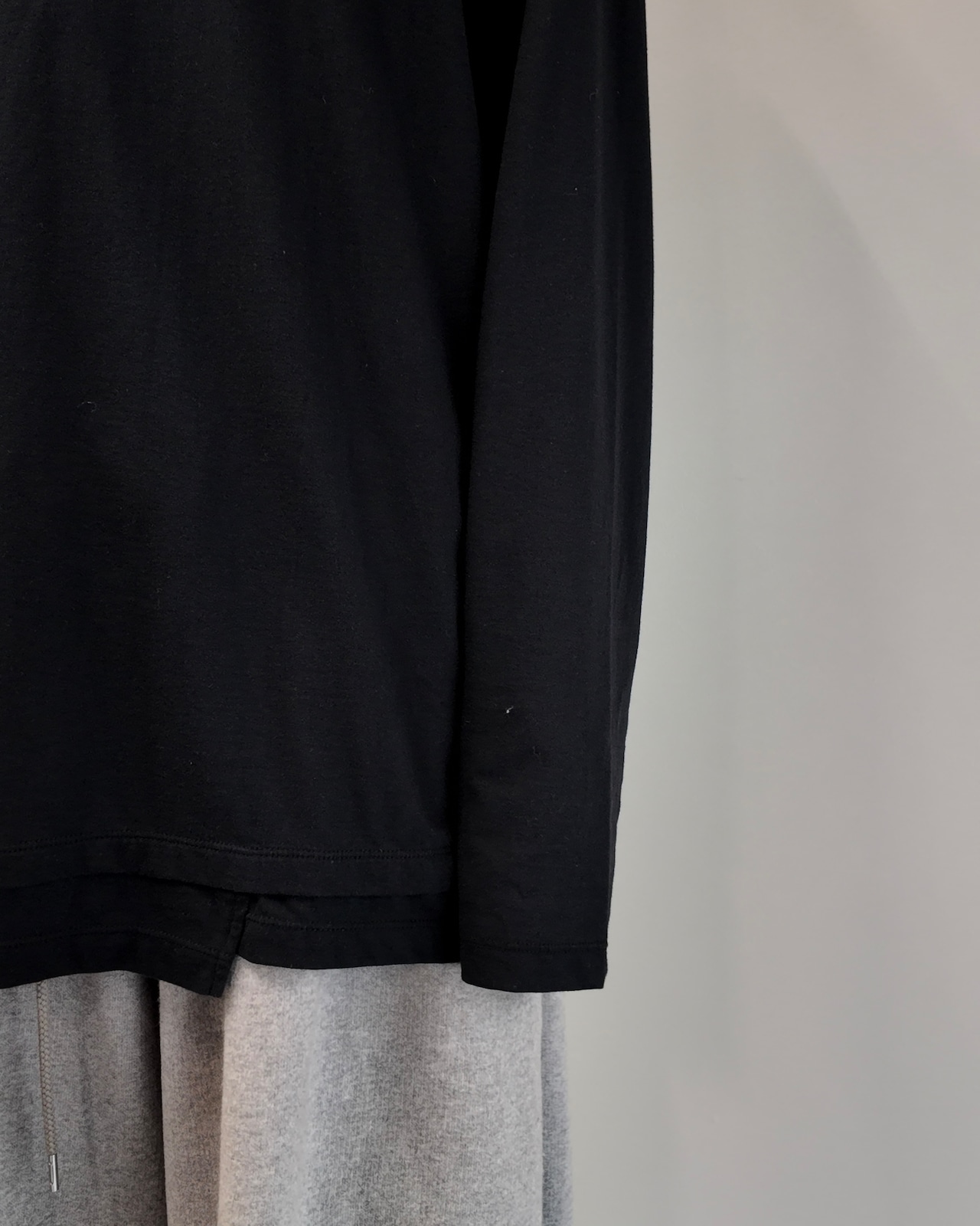 【The viridi-anne】over silhouette long sleeve T
