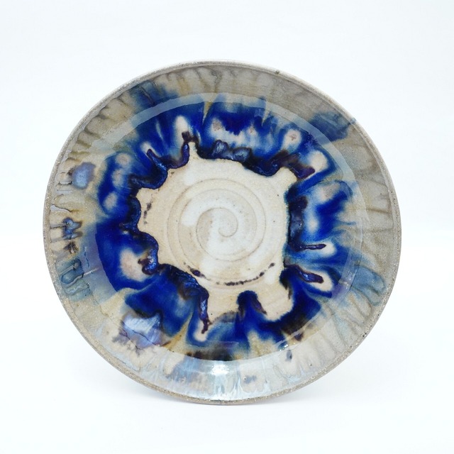 【中橋一彰】湊三彩大皿