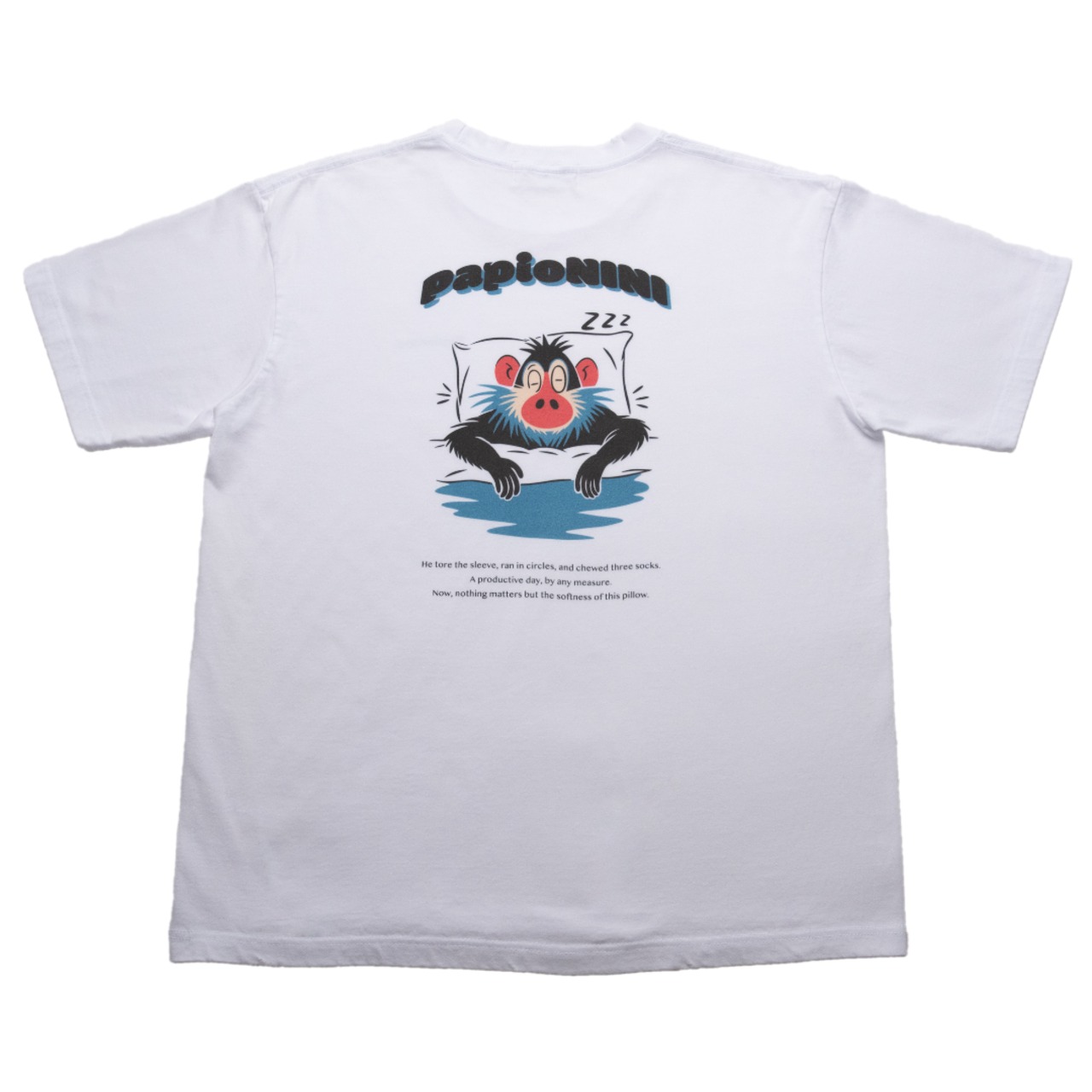 PapioNINI Graphic Tee - White - 1