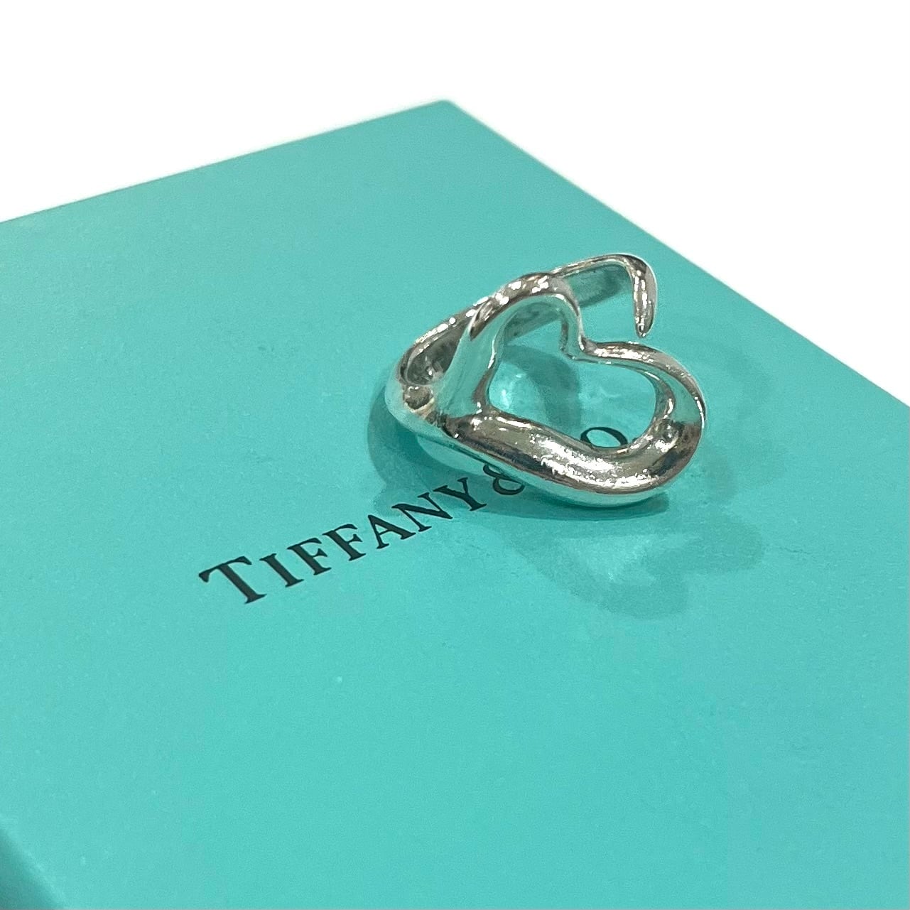 TIFFANY&CO】【10号】T2004 個性の美学。オープンハートリング 10号