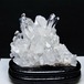 1.5Kg 水晶 クラスター マダガスカル産 台座付属 水晶 原石 一点物 182-9444