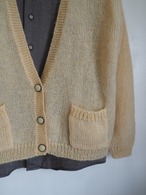1980’s ~1990’s Mohair Mix Cardigan／L