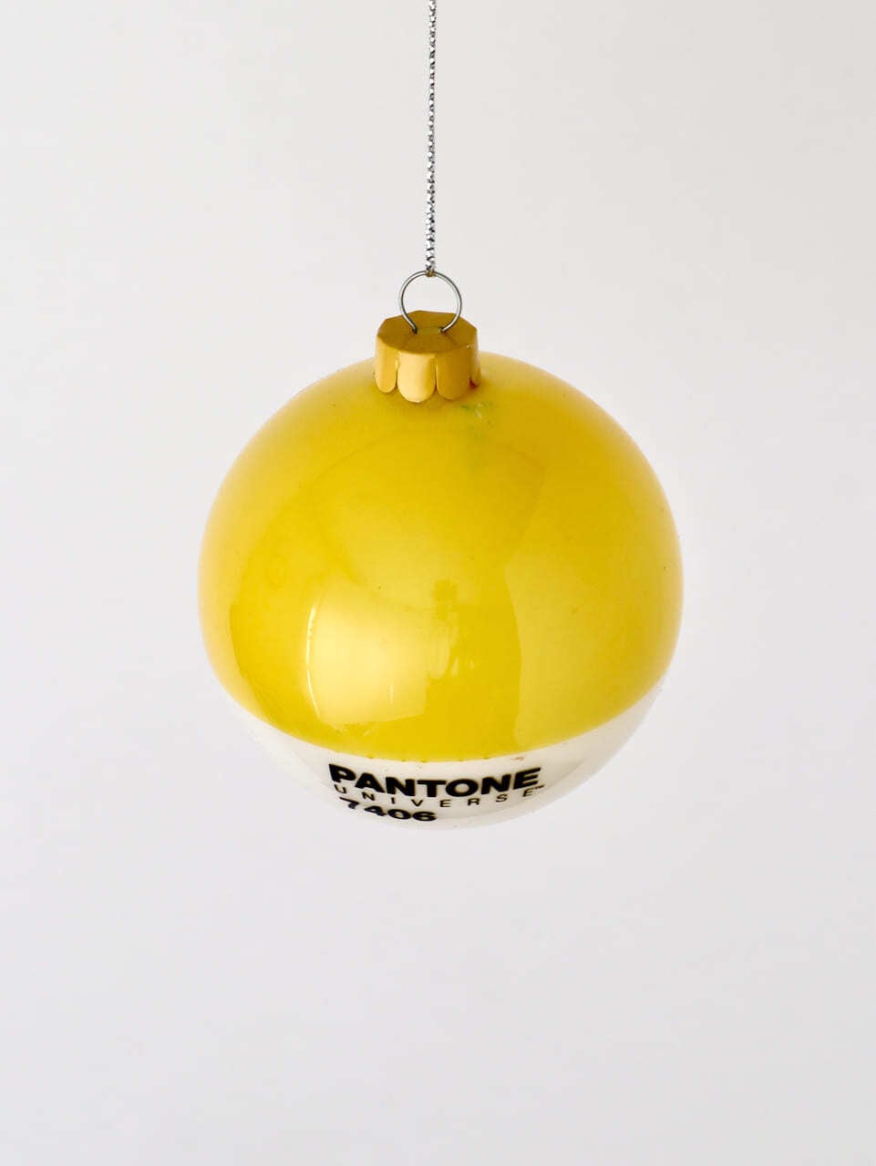 クリスマス オーナメント ボール パントーン ミモザ / Glass Christmas