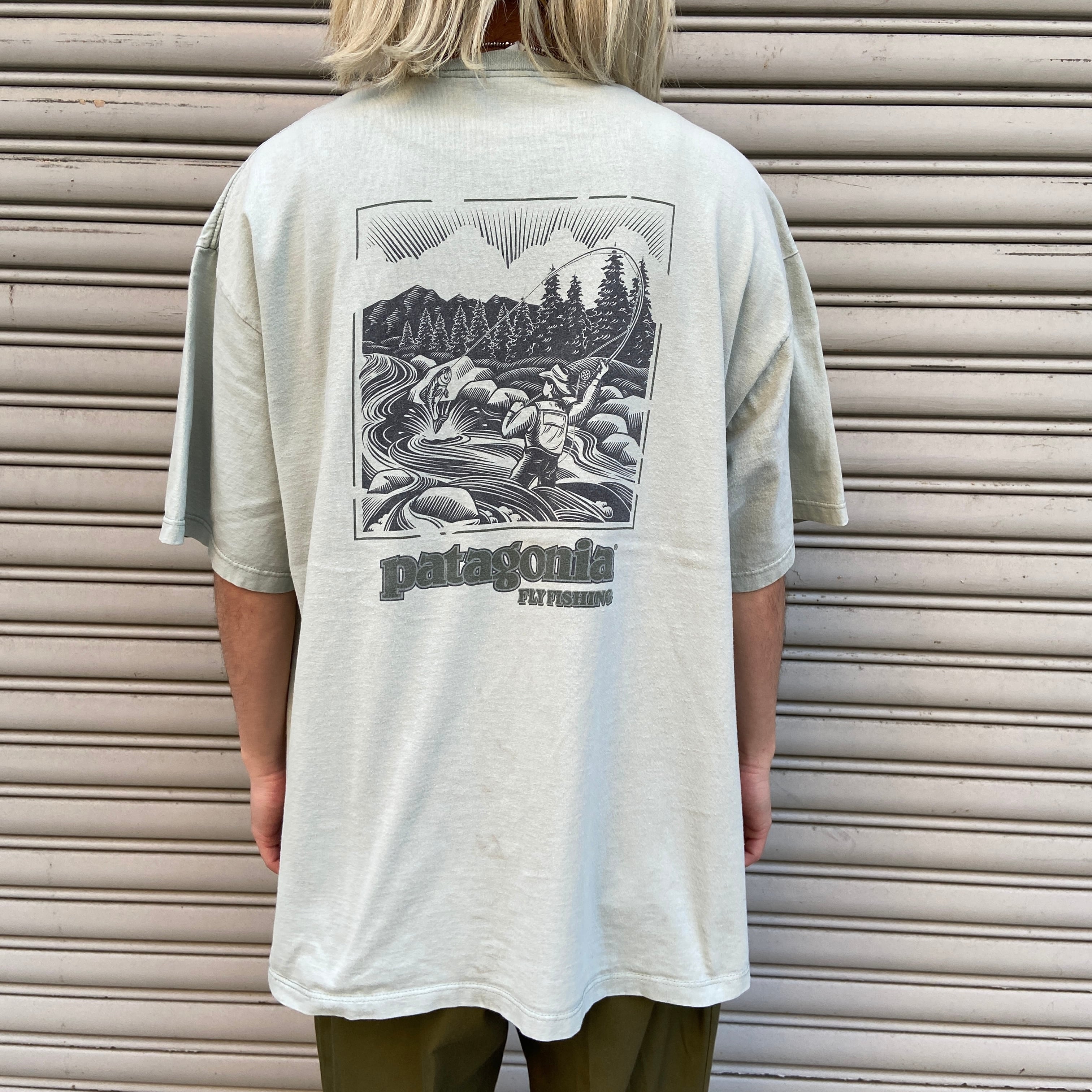 90s USA製 パタゴニア ベネフィシャルTシャツ フライフィッシング XL 90s USA製 パタゴニア ベネフィシャルTシャツ フライフィッシング XL
